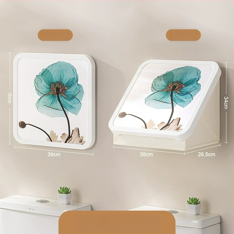 Sieninis vonios baldų drabužių spintelė, atspari vandeniui, be gręžimo, sulankstoma, iš plastiko, šiuolaikinio minimalistinio stiliaus.