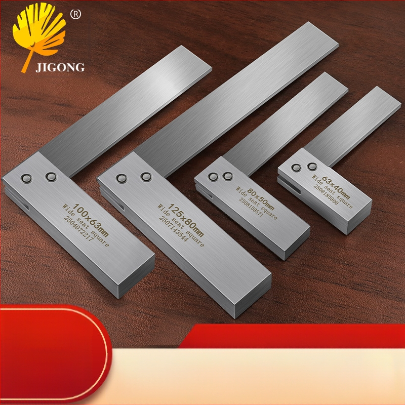 Въглеродна стомана, високопрецизен 90-градусов Л-образен правоъгълен ъгломер за дърводелство