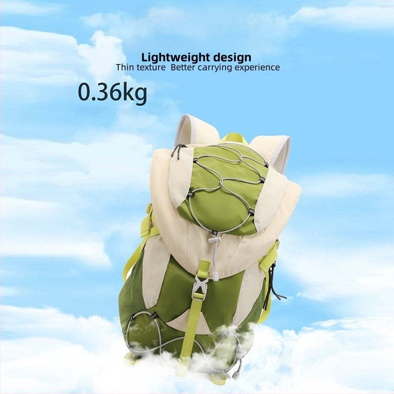 Túra- és kerékpáros hátizsák – vízálló, könnyű, gerincvédő, száraz–nedves szétválasztás, éjszakai láthatóságot növelő visszaverő elemek