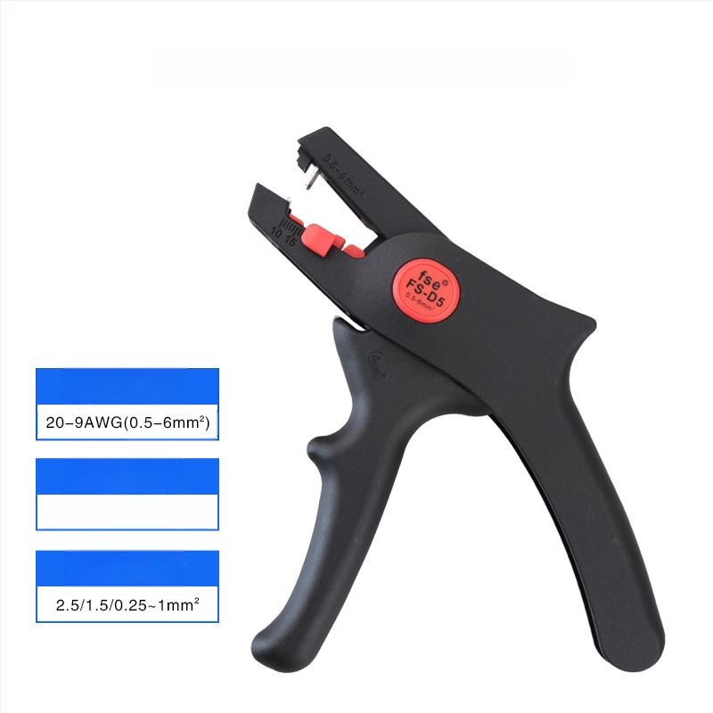 D5 lagane automatske kliješta za skidanje izolacije kabelskih žica, izolirane, šiljasti otvor, težina 0.2, Porijeklo: Kina