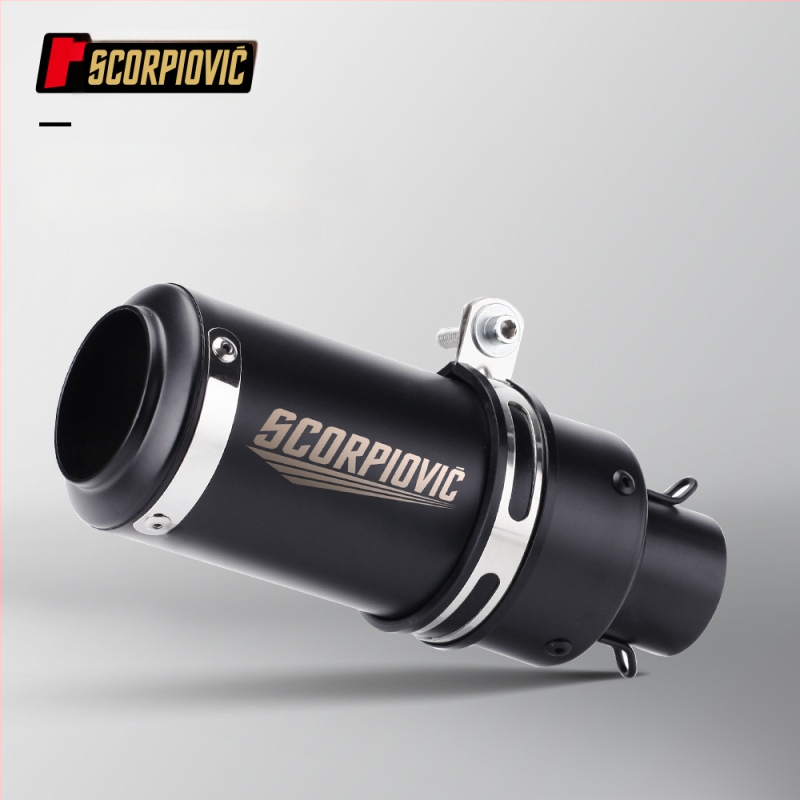 Motocikla izplūdes silenciators, nerūsējošais tērauds, augstas temperatūras izturība, ikdienas braukšanai (Nerūsējošais tērauds; Augstas temperatūras izturība; Ikdienas braukšanai)
