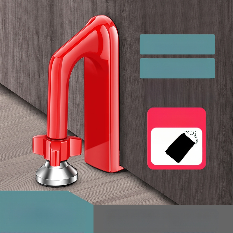 Περιοριστής πόρτας MD-BJ01H με χειροκίνητο έλεγχο, εγκατάσταση στο δάπεδο, κράμα αλουμινίου, συναγερμός κατά κλοπής και σύγκρουσης