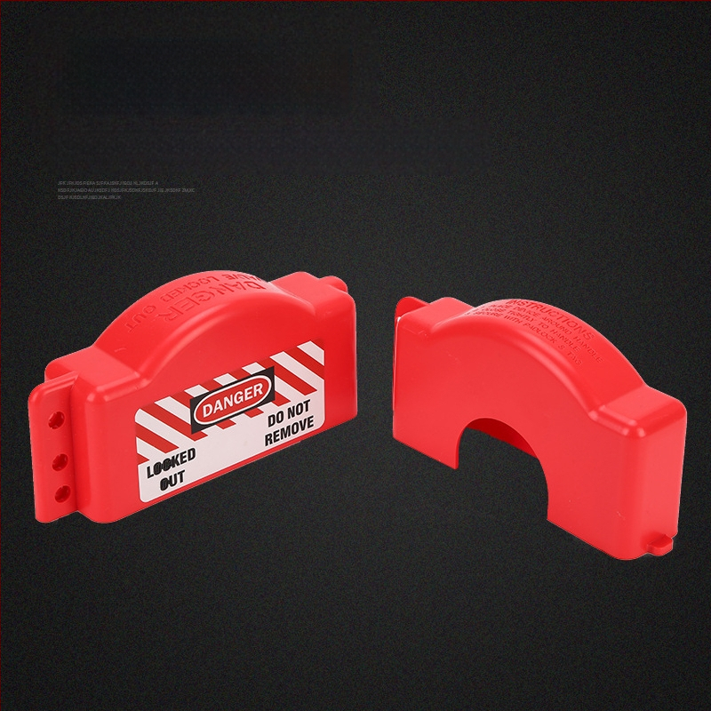 BAODSAFE ABS vožtuvo užraktas gate valve, modelis BDS-F8616, inžinerinio plastiko rankenos užraktas, pramoniniams vožtuvams, šiuolaikinis dizainas