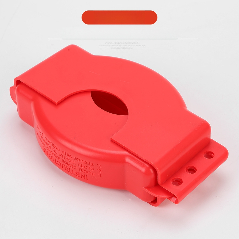 BAODSAFE ABS vožtuvo užraktas gate valve, modelis BDS-F8616, inžinerinio plastiko rankenos užraktas, pramoniniams vožtuvams, šiuolaikinis dizainas