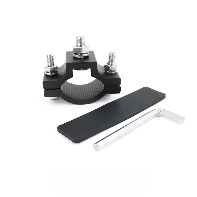 Βραχίονας στερέωσης προβολέα μοτοσικλέτας από κράμα αλουμινίου, σφιγκτήρας για κύκλο σωλήνα, μοντέλο Card tube seven-character bracket, συμβατό με μοτοσικλέτες και ηλεκτρικά οχήματα