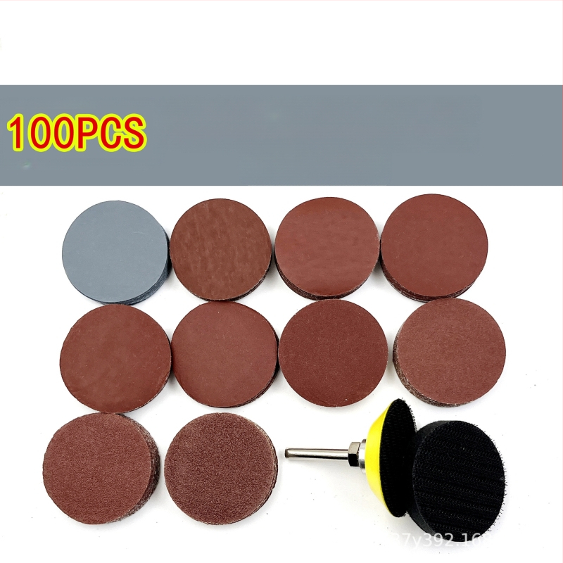 Дискове за шлайфане със флокирана подложка, самозалепващи, алуминиев оксид, за шлайфане и полиране, дърво/метал/индустриални приложения
