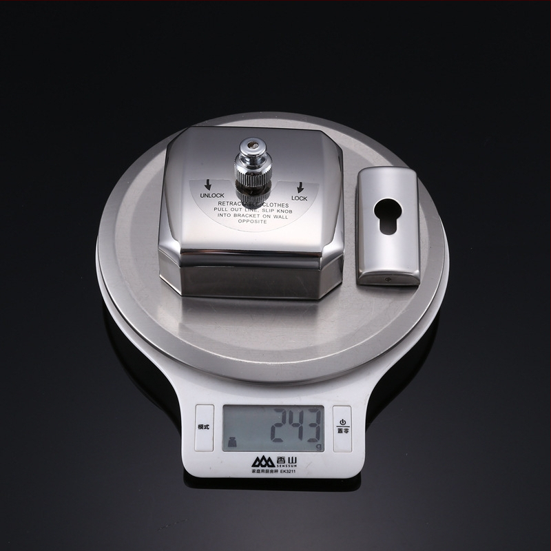 Разтегателна стенна сушалка за дрехи, 304 неръждаема стомана, скрит монтаж, за баня и балкон