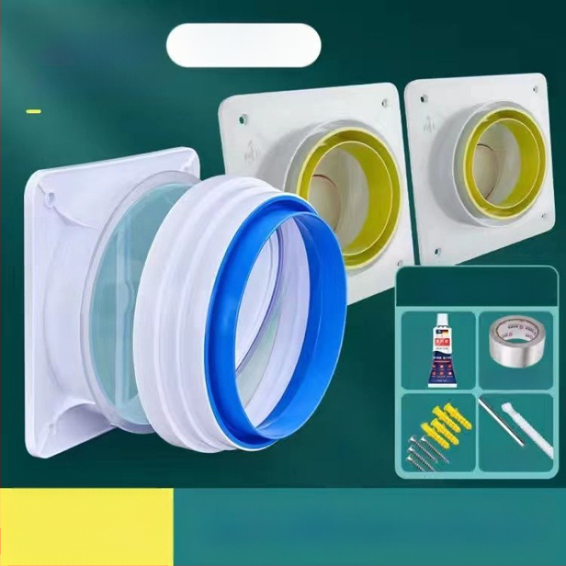 Кухненски обратен клапан за вентилация – пластмасов, модерен минималистичен стил, за кухненски изпускателни тръби, баня и обществени канали