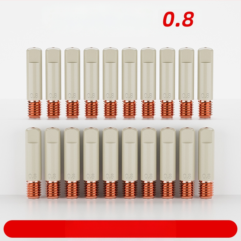 Potrošni materijal za zavarivanje s plinskom zaštitom: zaštitni poklopac mlaznice, vodljiva mlaznica, 15AK potrošni materijal