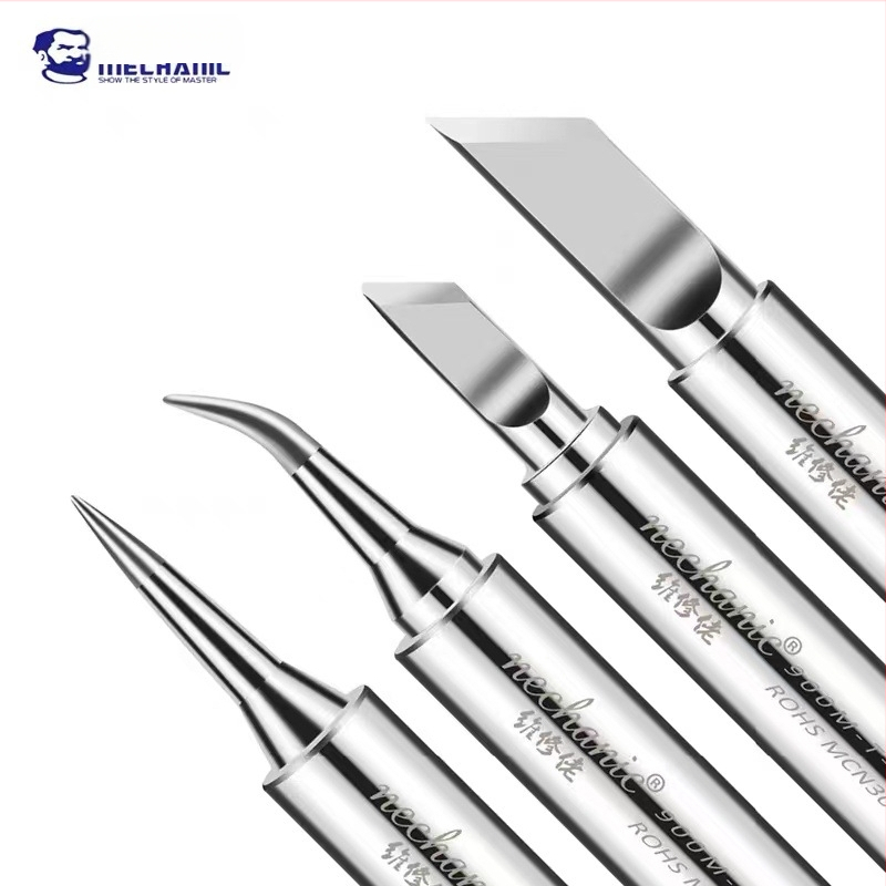 Άκρη συγκόλλησης 936A χωρίς μόλυβδο, με καμπύλο άκρο, χαλκός χωρίς οξείδωση, για επισκευές κινητών τηλεφώνων