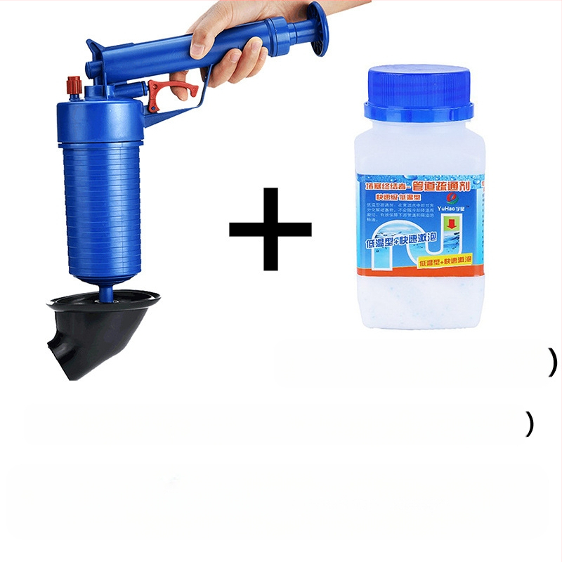 Guminis plūdinimo įrankis klozetui ir nuotekoms, didelio slėgio valymo priemonė su galingu siurbimo gaubtu, tinkamas virtuvei ir voniai