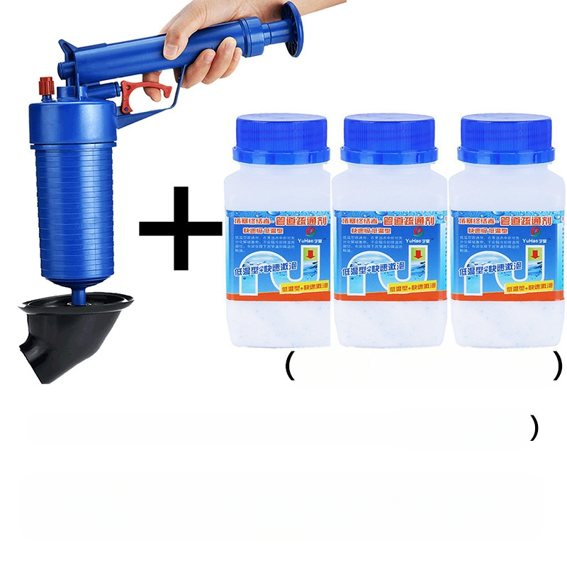 Guminis plūdinimo įrankis klozetui ir nuotekoms, didelio slėgio valymo priemonė su galingu siurbimo gaubtu, tinkamas virtuvei ir voniai