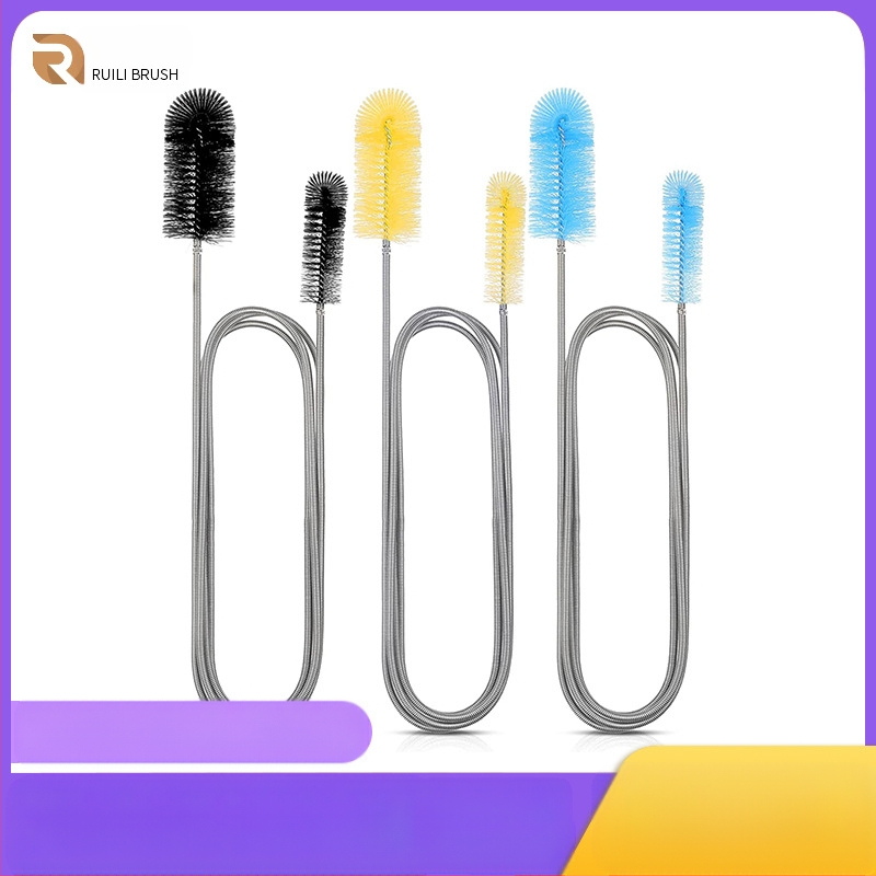 Nerūdijančio plieno vamzdžių šepetėlis, prekės ženklas Ruili, 300 vnt dėžutėje, pradėtas 2023 metais.