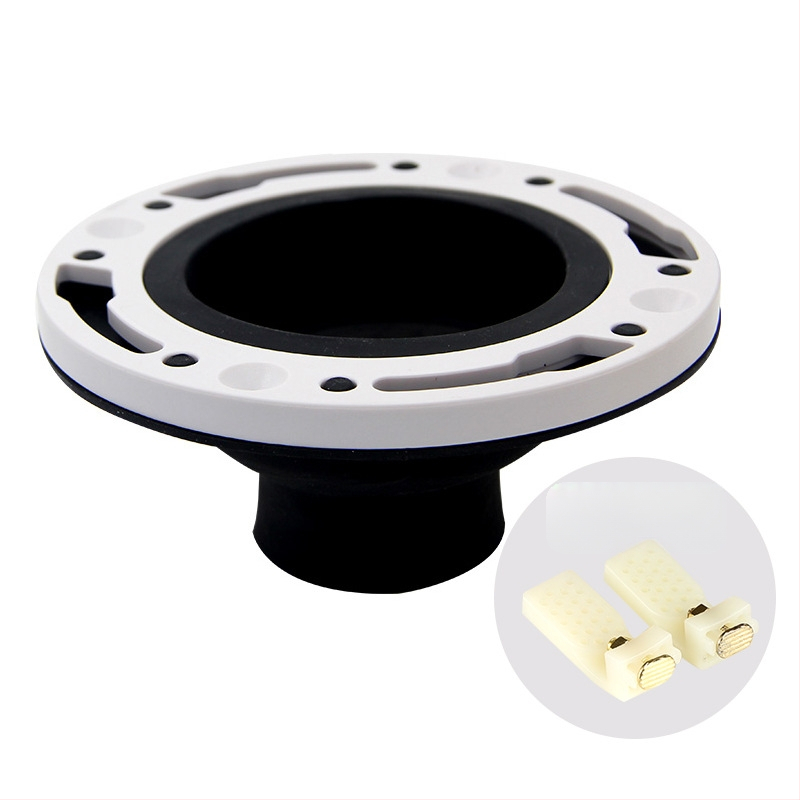 Flanšna ploča za instalaciju toaleta s brtvom protiv mirisa, europsko/američki stil, PP materijal, sklapanje, marka And Shower, podrijetlo Xiamen