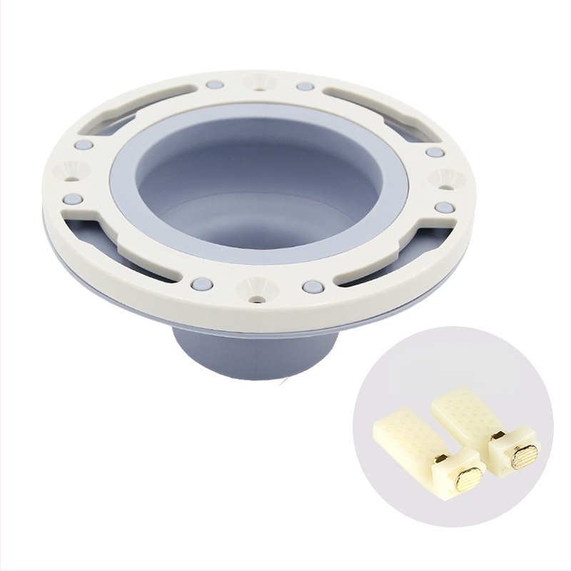 Flanšna ploča za instalaciju toaleta s brtvom protiv mirisa, europsko/američki stil, PP materijal, sklapanje, marka And Shower, podrijetlo Xiamen