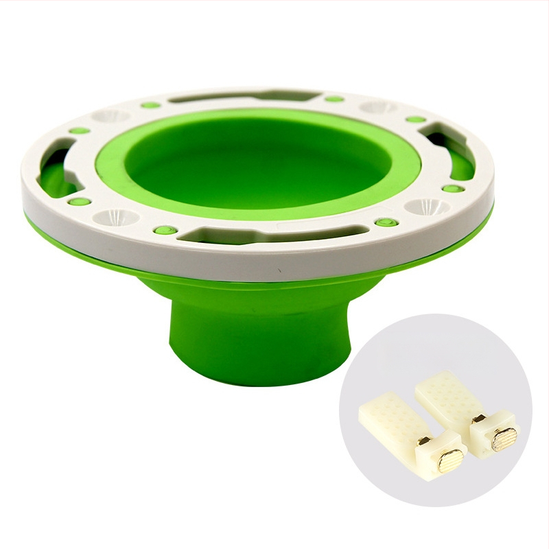 Flanšna ploča za instalaciju toaleta s brtvom protiv mirisa, europsko/američki stil, PP materijal, sklapanje, marka And Shower, podrijetlo Xiamen