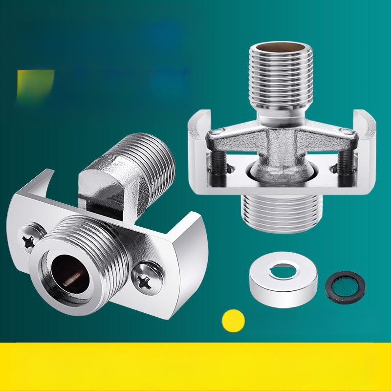 Univerzalni zakrivljeni tuš spoj, bakar, prilagodljivo, moderan minimalistički stil