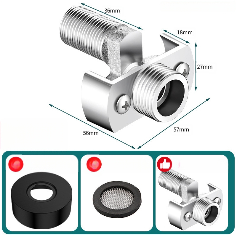 Univerzalni zakrivljeni tuš spoj, bakar, prilagodljivo, moderan minimalistički stil