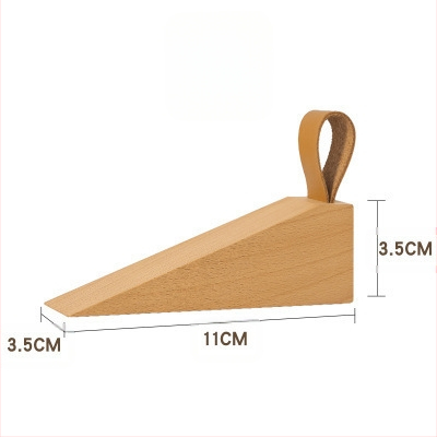 Stopper πόρτας Α-888 – Ξύλινος, τοποθέτηση στο δάπεδο, μοντέρνο μινιμαλιστικό στυλ, χειροκίνητος έλεγχος