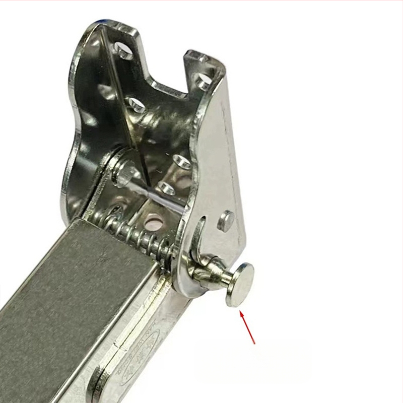 Неръждаема стомана мини квадратен телескопичен крак за краката на маса за хранене, бюро или бар — сгъваем, телескопичен, електроплатирана повърхност