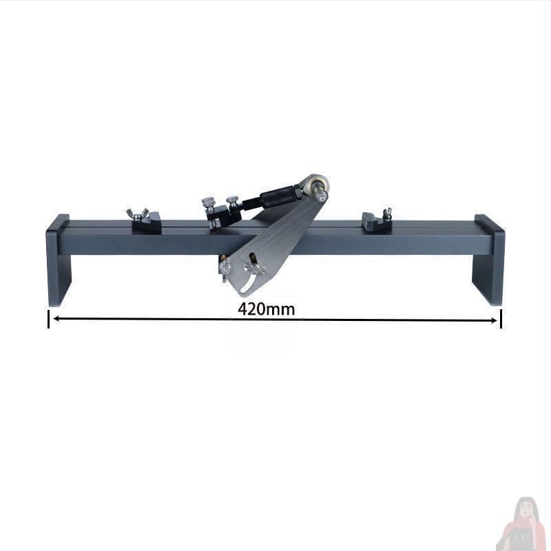 Diamentinis peilių šlifuoklio laikiklis su akmens laikikliu ir kampo lokalizatoriumi