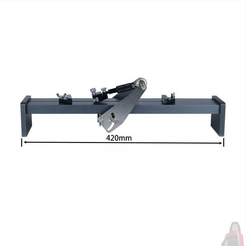 Diamentinis peilių šlifuoklio laikiklis su akmens laikikliu ir kampo lokalizatoriumi