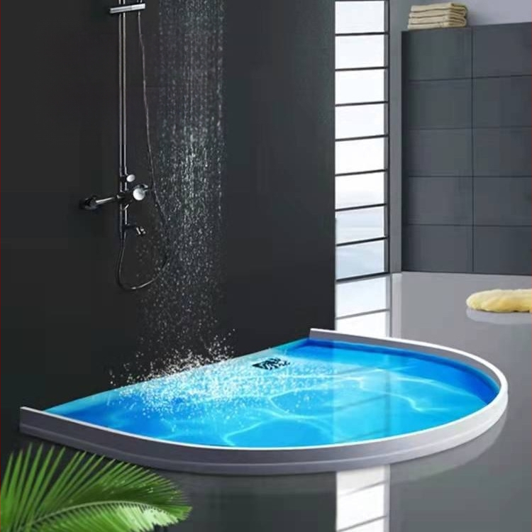 Kupaonska brtvena traka, samoljepljiva, fleksibilna, razdvajanje suho i mokro, materijal TPE