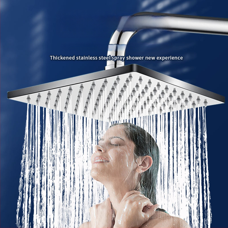 Yanya nerūdijančio plieno dušo galva, lietaus režimas, viršutinio purškimo modelis, darbinė temperatūra 1–90°C