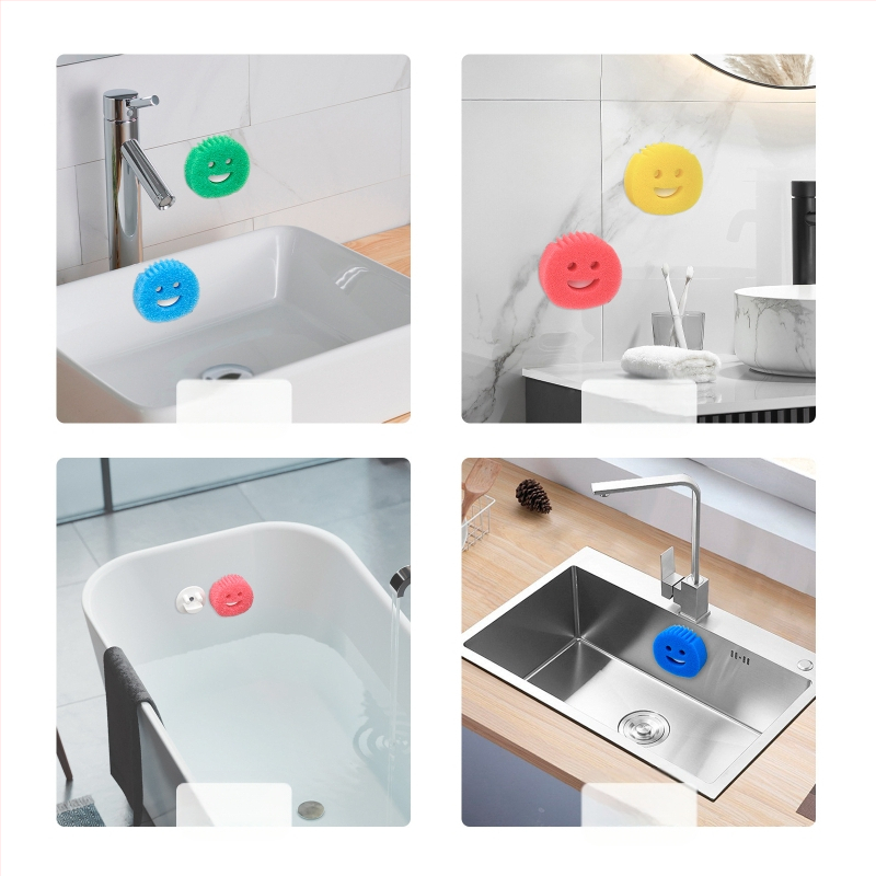 Smaidīgais sūklis tīrīšanai - materiāls: sūklis; svars: 6 g; piemērots katliem un bļodām; izlaists 2024