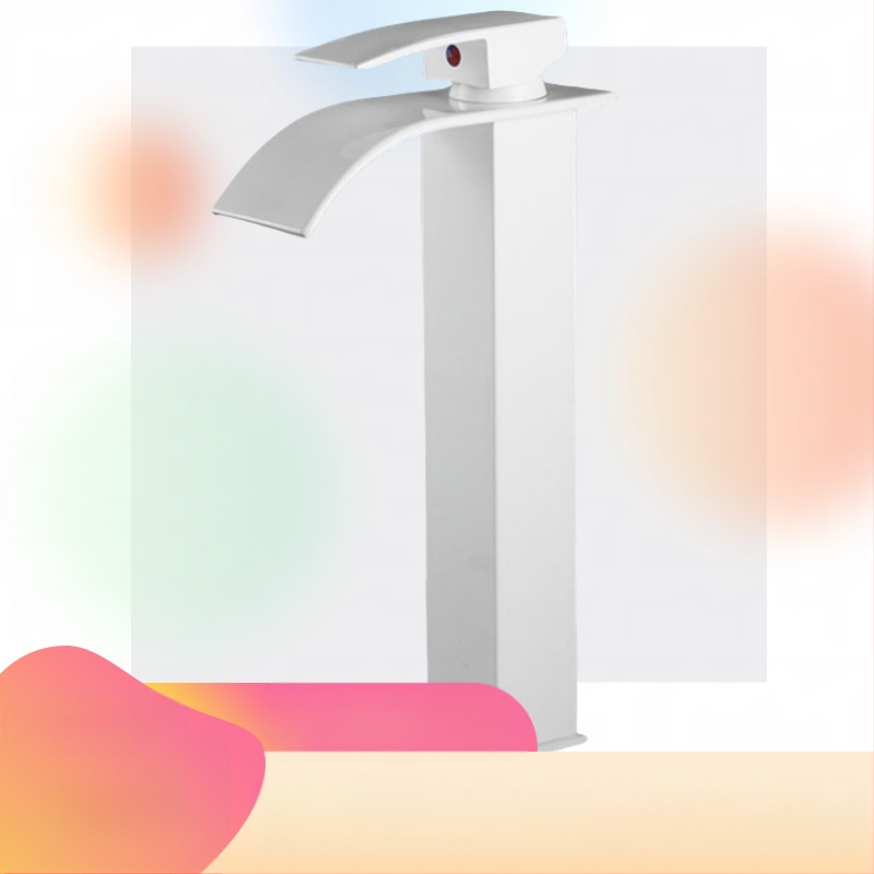 Nerūdijančio plieno praustuvo čiaupas su keraminiu vožtuvu, elektroplatinė danga, montuojamas prie praustuvo, modelis HZ-1-1-138543-3