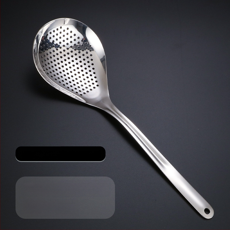 304 nerūdijančio plieno sietinė šaukštas karštam puodui, neslidus, modernus minimalistinis stilius, tinka koldūnams ir makaronams