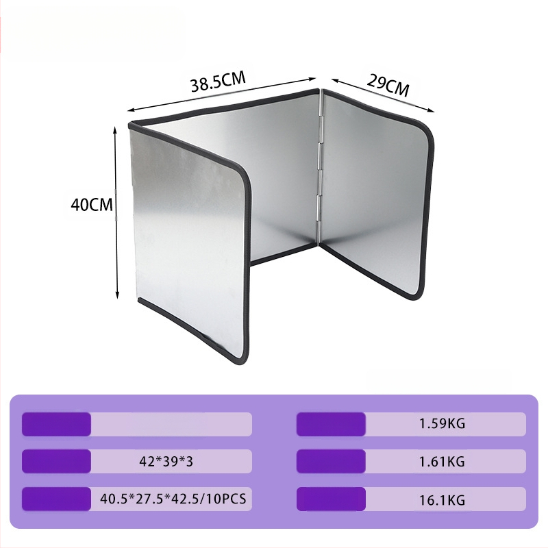 Кухненска преграда за пръски мазнини за газова котлон, високотемпературна галванизирана плоча, топлоизолационна преграда — Марка: Other; Произход: Yongkang; Категория: Other