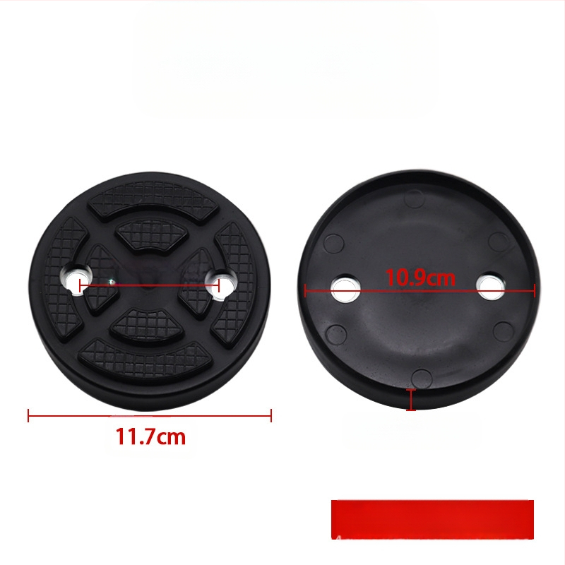 Ανυψωτής αυτοκινήτων με ελαστικό πατάκι, βάση ποδιού και εξαρτήματα για διπλό στήλωνα γάντρι — καθολικό κυκλικό ελαστικό πατάκι, μοντέλο MM-00031, προέλευση Κάνγκζου, Χεμπέι