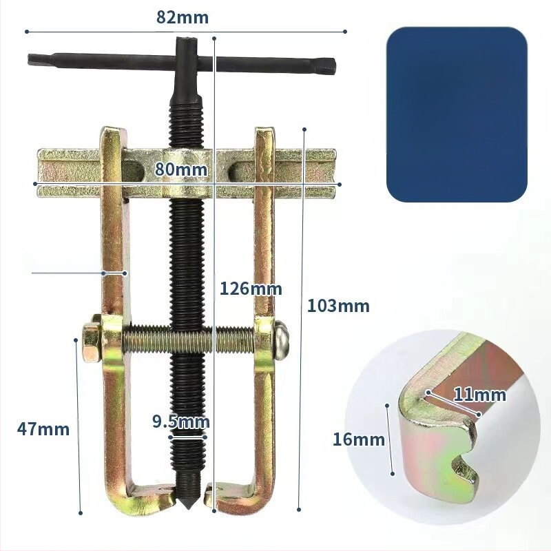 Dviejų žandikaulių traukiklis guoliams, kompaktiškas daugiafunkcinis išardymo įrankis nerūdijančio plieno guoliams, 36V