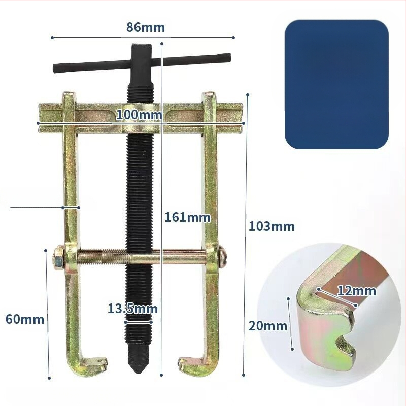 Dviejų žandikaulių traukiklis guoliams, kompaktiškas daugiafunkcinis išardymo įrankis nerūdijančio plieno guoliams, 36V