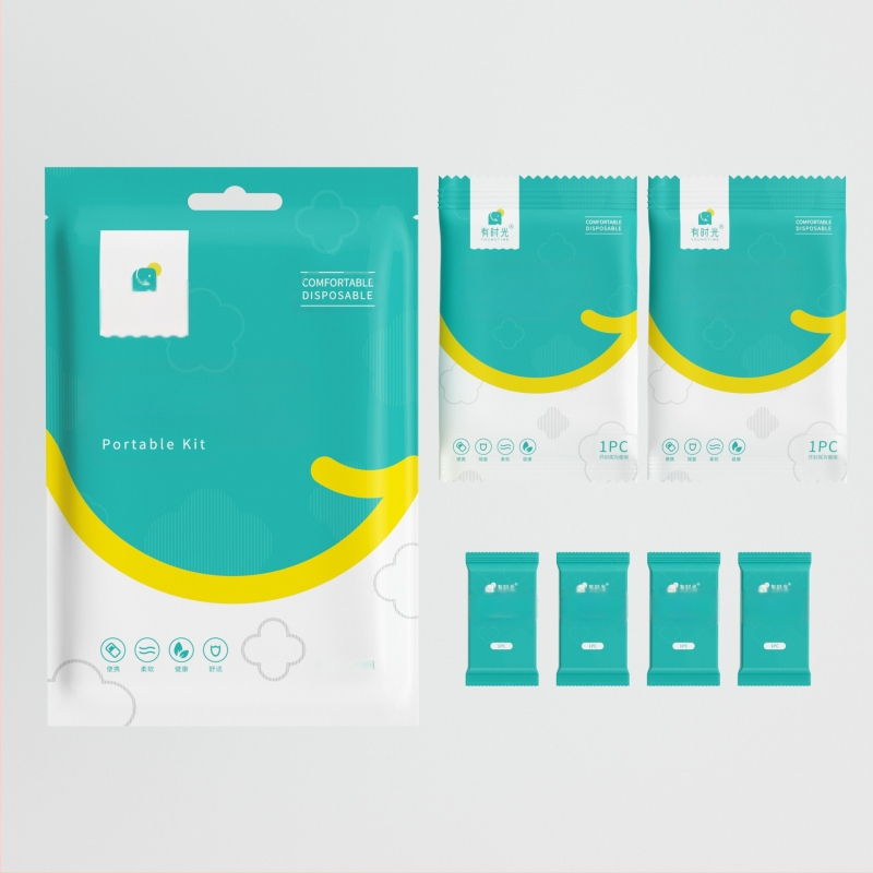 Πετσέτες προσώπου μίας χρήσης από μη υφασμένο ύφασμα, σετ ταξιδιού, 100 φύλλα, για καθαρισμό