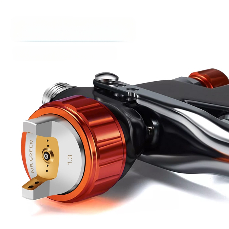 Topcoat purškimo pistole su viršutiniu rezervuaru, didelė atomizacija, tinkama automobiliams, baldams ir laivoms, purškimo atstumas 200 mm