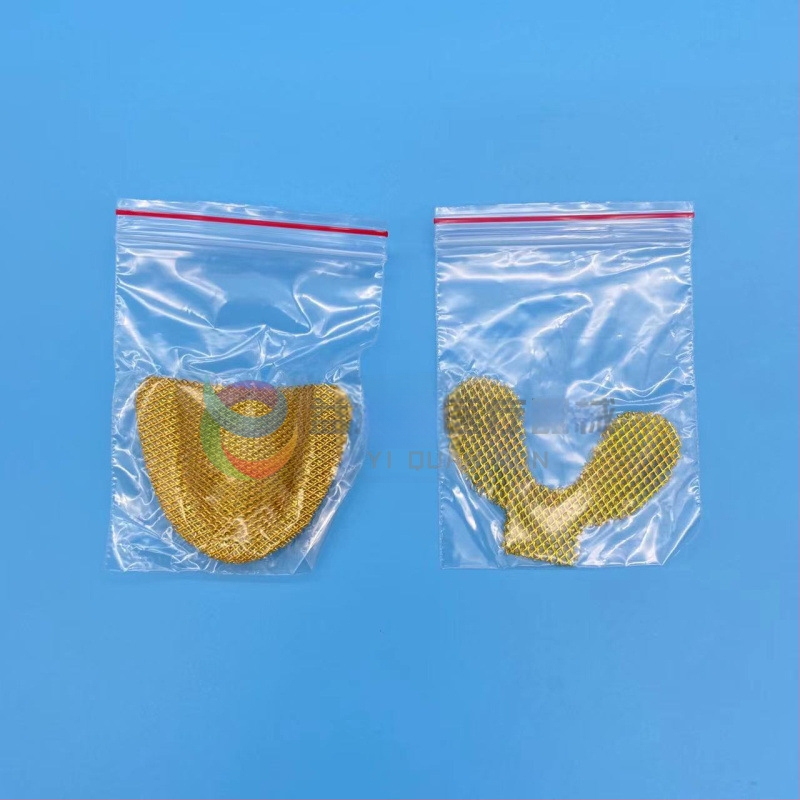 Μεταλλική μεμβράνη οδοντικής πρόθεσης για άνω και κάτω γνάθο, ενισχυτικό πλέγμα, τελειωμένο οδοντικό προσθετικό; Υλικό: άλλοι τύποι υλικών; Μορφή κρεμάσματος: διακοσμητικά; Όχι για εισαγωγή; Όχι δώρο