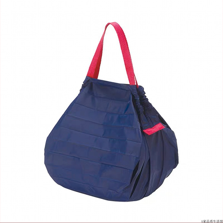 Poliesterinė sulankstoma pirkinių tašė, ekologiška, lengva, nešiojama, su logotipo spausdinimo galimybe