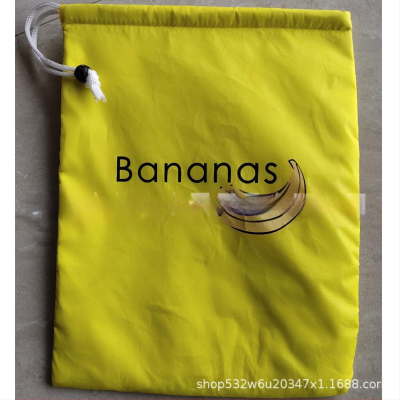 Σακούλα αποθήκευσης τροφίμων για φρούτα και λαχανικά με κορδόνι και μεταξοτυπία