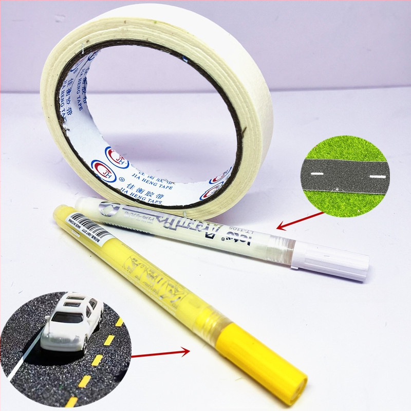 Архитектурен модел: стикери за пътна настилка (асфалт) за миниатюрна диорама DIY. Материал: пластмаса; Марка: Micro view empire wjdg-model; Възраст: 15–35; Категория: Архитектурен модел.