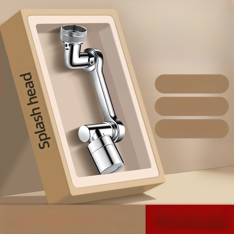 Daugiafunkcinis mechaninis čiaupo išplėtėjas su pasukamu jungtimi, keraminio vožtuvo šerdimi, vieno sujungimo, tinkamas praustuvėi, modelis DY-robotic arm universal faucet 03