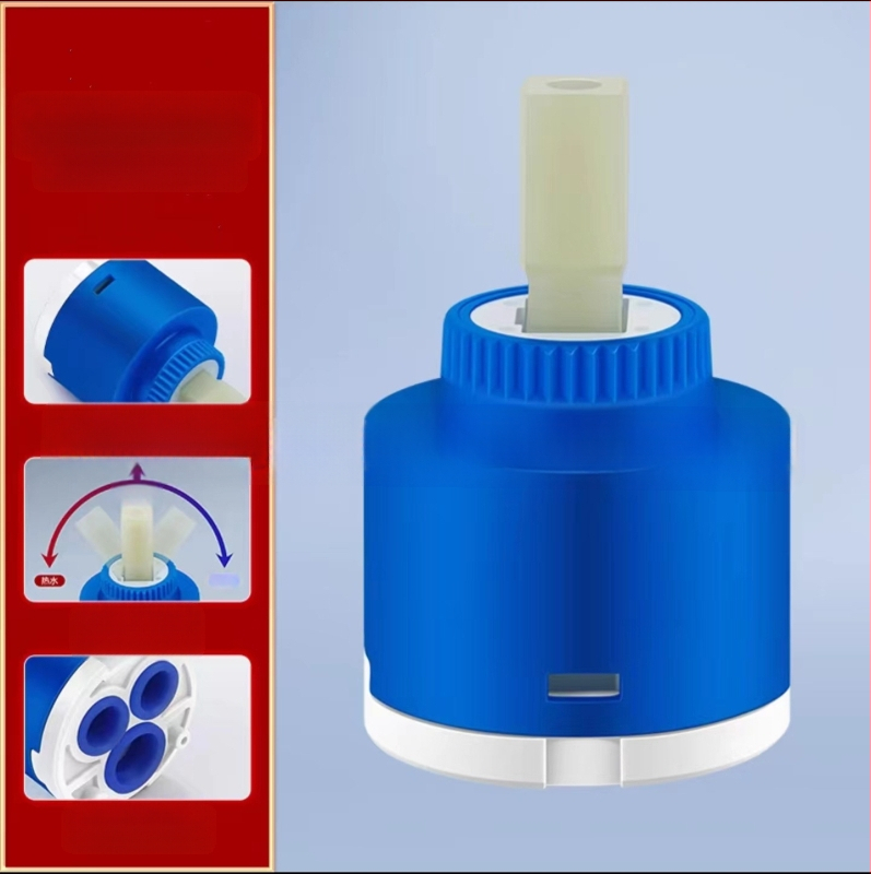 YLF-012 Keramički jedra miješajući ventil za vruću/hladnu vodu – za kuhinju i umivaonik, max. 99°C, 180° okretaj