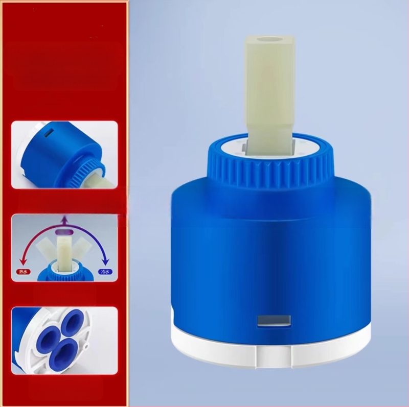 YLF-012 Keramički jedra miješajući ventil za vruću/hladnu vodu – za kuhinju i umivaonik, max. 99°C, 180° okretaj