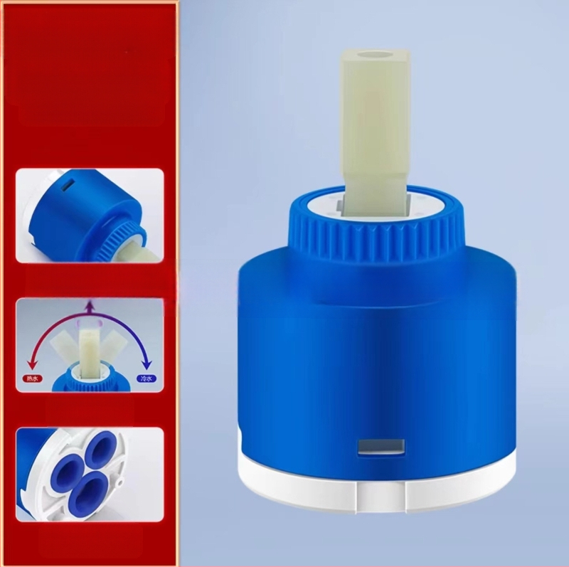 YLF-012 Keramički jedra miješajući ventil za vruću/hladnu vodu – za kuhinju i umivaonik, max. 99°C, 180° okretaj