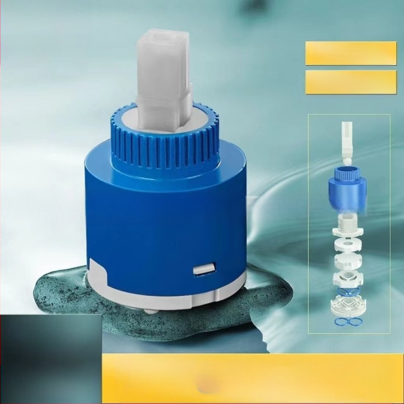 YLF-012 Keramički jedra miješajući ventil za vruću/hladnu vodu – za kuhinju i umivaonik, max. 99°C, 180° okretaj