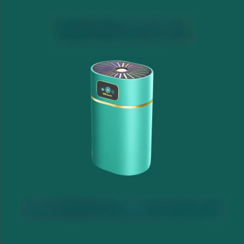 Tylius drėkintuvas su aromaterapija ir neigiamais jonais; vandens bakas 0,5–1 L; daugiau nei 3 rūko išėjimai; tinkamas plotui iki 10 m²; maitinimas sausais baterijomis