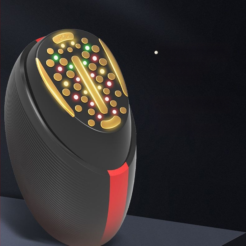 Mājas lietošanai paredzēts sejas kopšanas ierīce ar EMS mikrostraumu un fotonisko gaismas terapiju ādas atjaunošanai, pārnēsājams, iekšējā akumulatora jauda 1200–2000 mAh