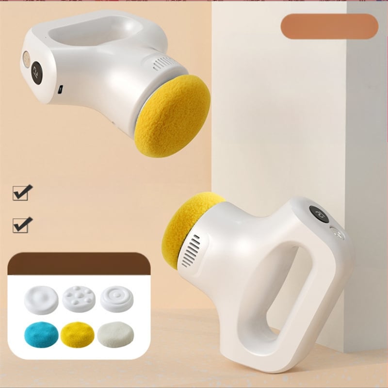 Χειρολαβής μασάζ USB με 3 ταχύτητες και τρεις τύπους κεφαλών μασάζ: κυρτή κεφαλή, κεφαλή βελονιστικής μασάζ και κυκλική κεφαλή, για κεφάλι, λαιμό, ώμους, πλάτη και πόδια