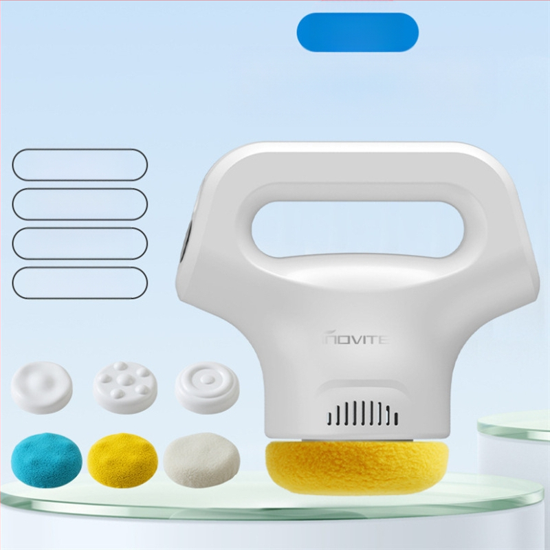 Χειρολαβής μασάζ USB με 3 ταχύτητες και τρεις τύπους κεφαλών μασάζ: κυρτή κεφαλή, κεφαλή βελονιστικής μασάζ και κυκλική κεφαλή, για κεφάλι, λαιμό, ώμους, πλάτη και πόδια